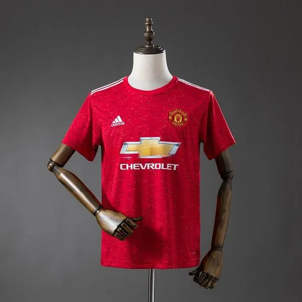 Camiseta de fútbol Manchester United 2020/21 LOCAL MANGA CORTA VERSION FAN